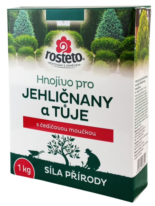Levně Hnojivo Rosteto - túje a jehličnany 1 kg