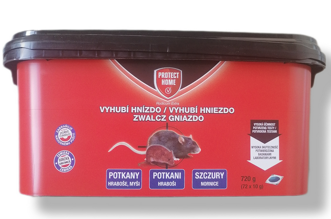 Levně Rodicum Extra - měkká návnada na hraboše, potkany a myši 720 g