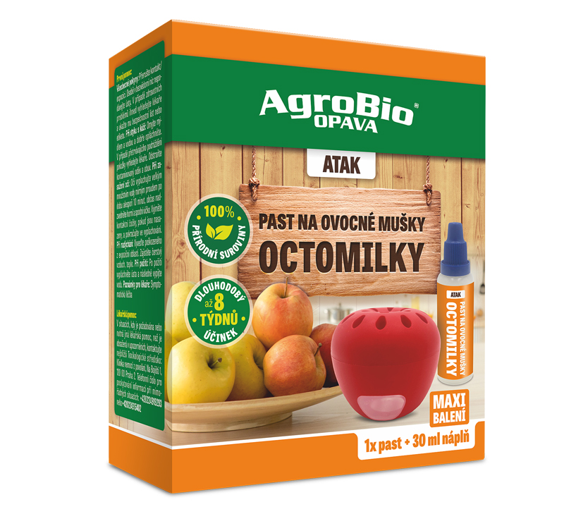Levně AgroBio OPAVA Maxi baleni Past na octomilky s návnadou