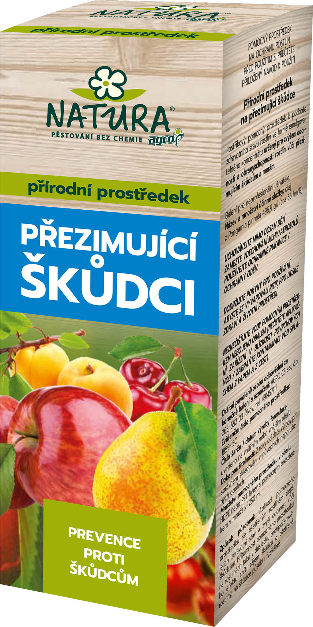 Levně AGRO CS a.s. NATURA NA PŘEZIMUJÍCÍ ŠKŮDCE - přírodní prostředek 250ml