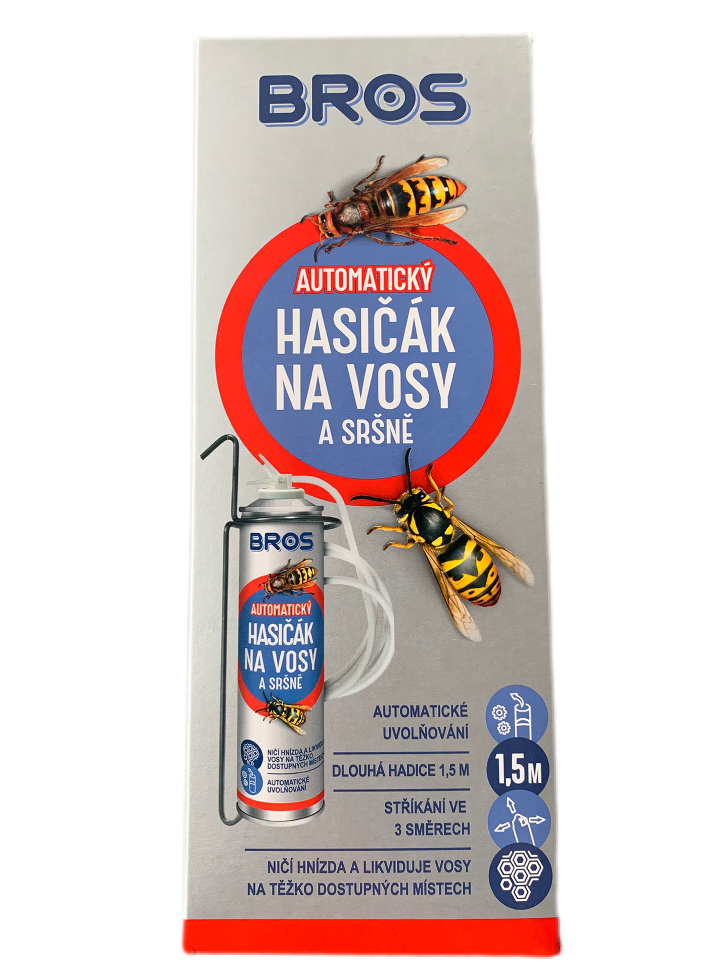 Levně Bros Automatický hasičák na likvidaci vosích a sršních hnízd 400ml