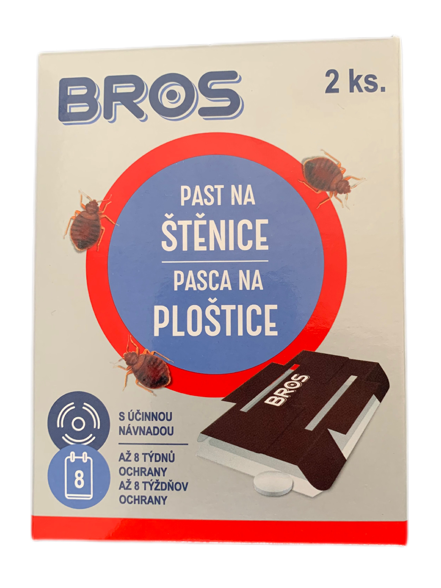 Levně Past na štěnice BROS 2ks