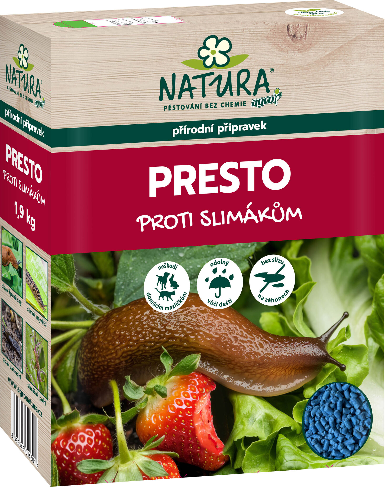 Levně Natura PRESTO - granule proti slimákům 1,9kg