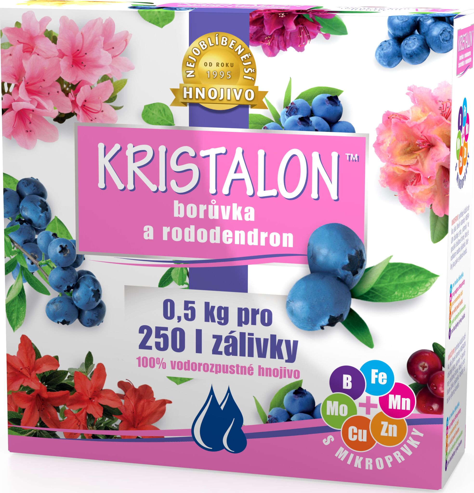 Levně Kristalon Borůvky a Rododendrony 500g