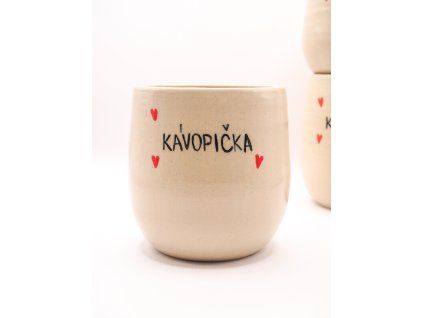 Kávopička se srdíčky - 280ml