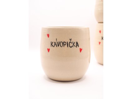 Kávopička se srdíčky - 300ml