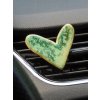 Dekorace do auta - Srdce tyrkysové