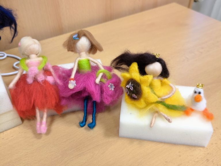 Panenka s nožičkami - kurz plstění