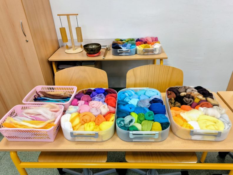 Panenka s nožičkami - kurz plstění