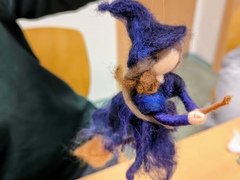 Panenka s nožičkami - kurz plstění