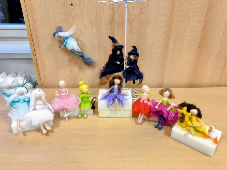 Panenka s nožičkami - kurz plstění