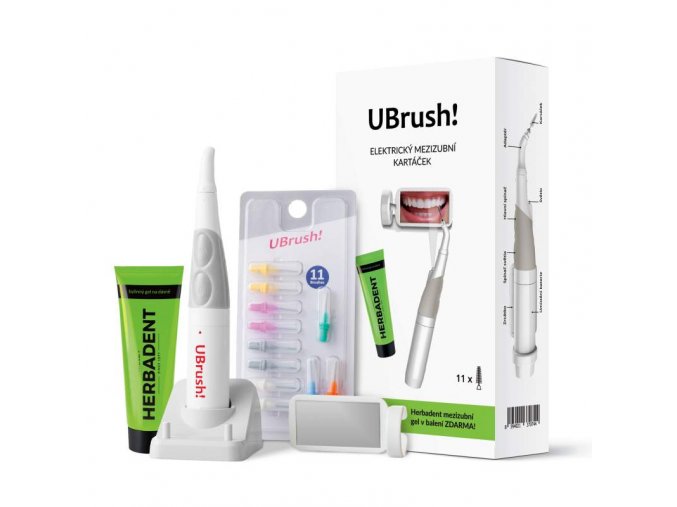 ubrush elektricky mezizubni kartacek sada 1