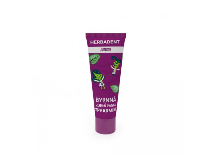 herbadent junior bylinna zubni pasta spearmint 75g 1