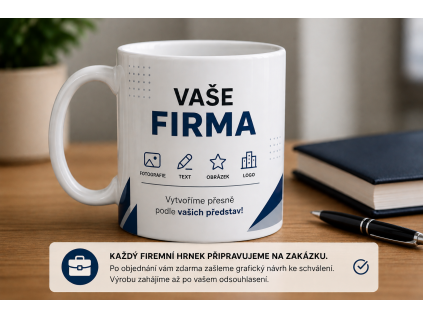 Hrnek na míru firemní