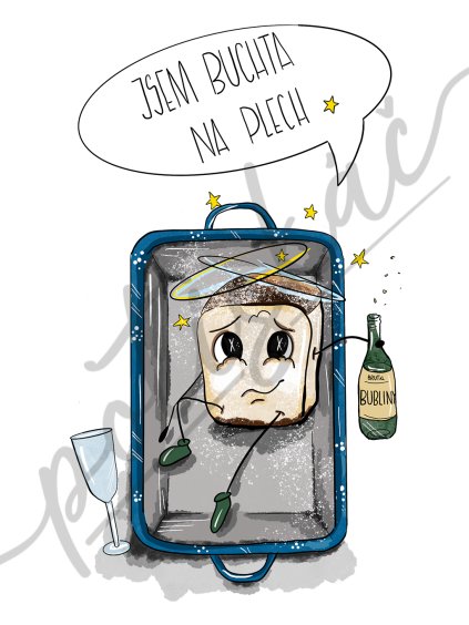 JSEM BUCHTA NA PLECH pro svetle