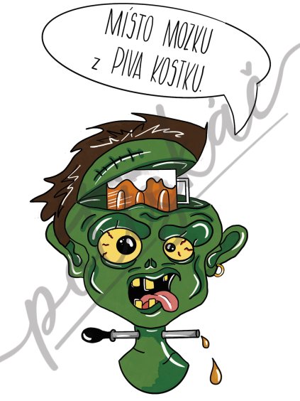 MISTO MOZKU Z PIVA KOSTKU pro svetle