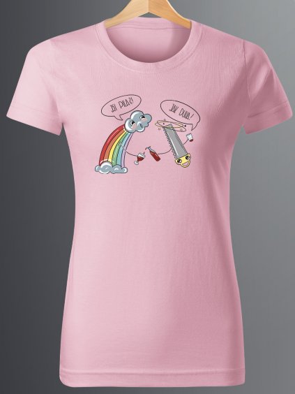 JSI PILA JAK DUHA damske pink