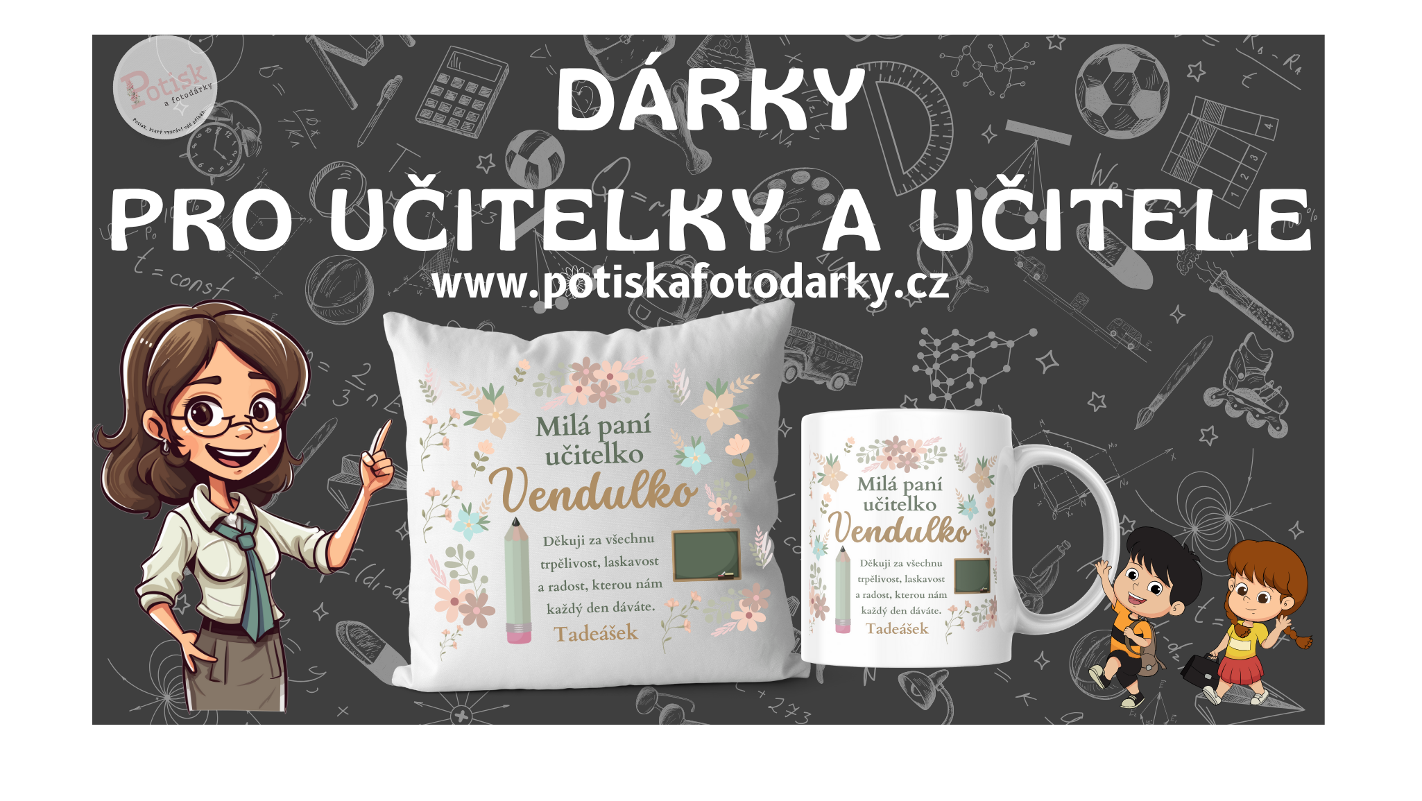 Dárky pro učitele - učitelky