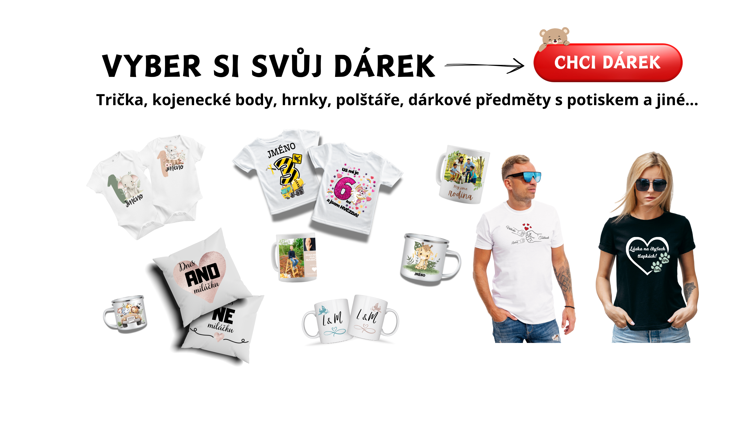 Vyber si svůj dárek