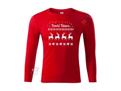 panske triko vesele vanoce svetr se sobem 2