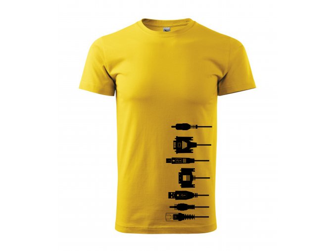 Tričko pro elektrikáře 177 žluté