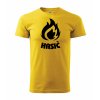 Tričko pro hasiče 25 - žluté