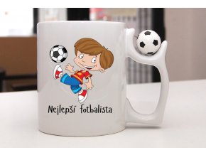 hrnek míček fotbalista