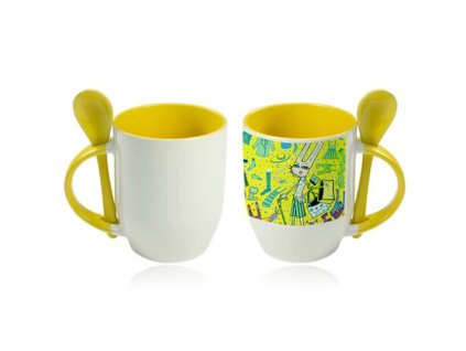 9557 Zluty hrnek se lzickou JS Coating sublimace 02