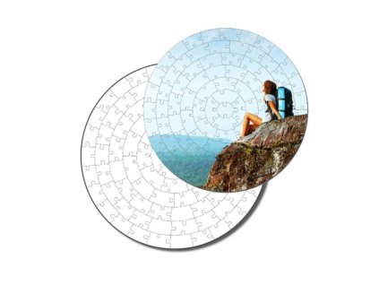 13494 puzzle kruh lakovane 340 mm 40 dilku sublimace termotransfer