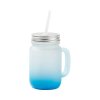 23308 sklenice mason jar 350 ml matna modry gradient