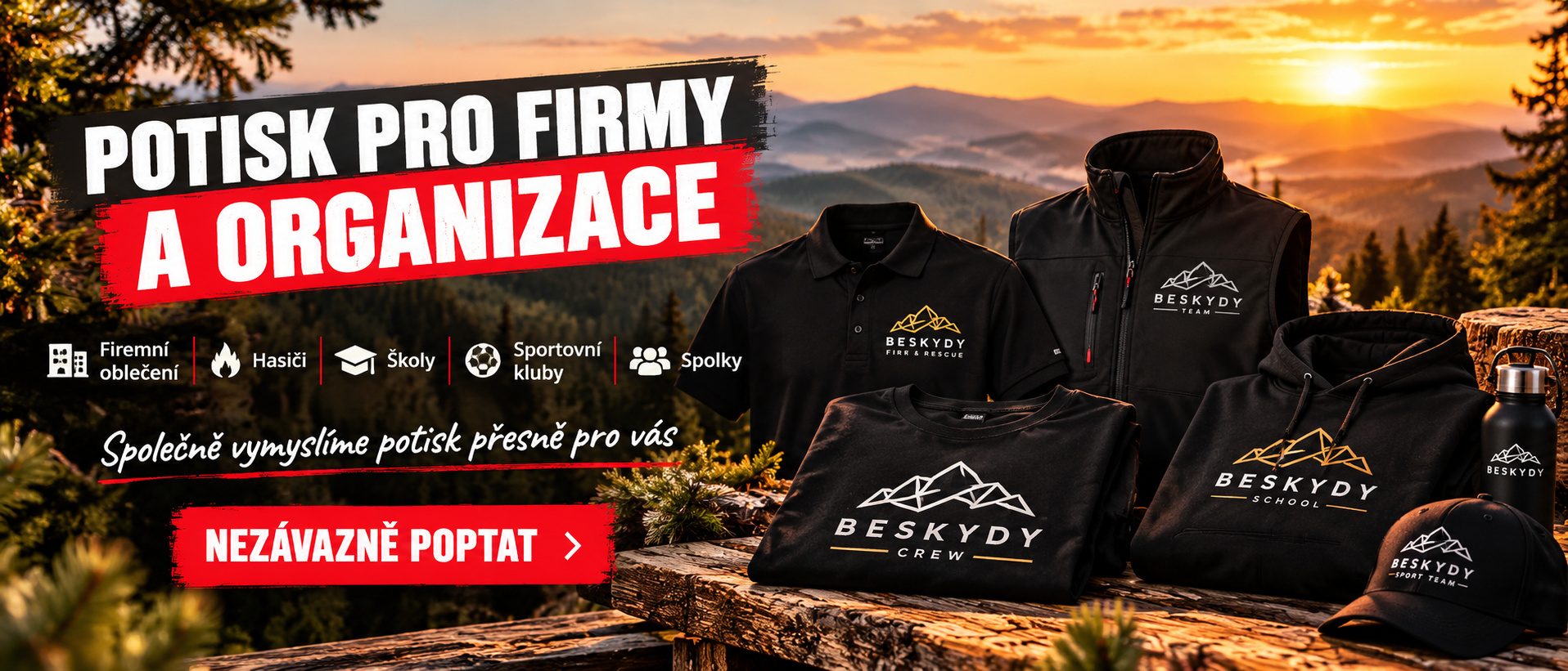Potisk pro firmy a organizace - Potisk z Beskyd