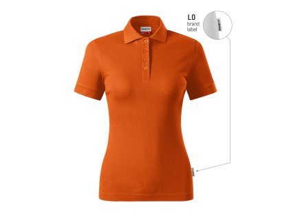 Resist Heavy Polo Polokošeľa dámska (Velkost XS, Farba oranžová 11 (brand label))