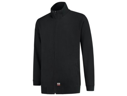 Sweat Jacket Washable 60 °C Mikina unisex (Velkost M, Farba čierna)
