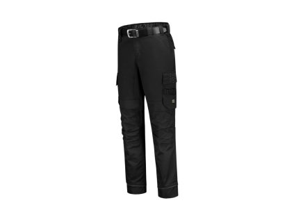 Work Pants Twill Cordura Stretch Pracovné nohavice unisex (Velkost 44, Farba čierna)