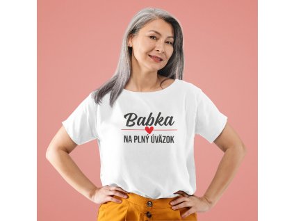 t shirt mockup featuring a senior woman posing at a studio 40321 r el2(4)