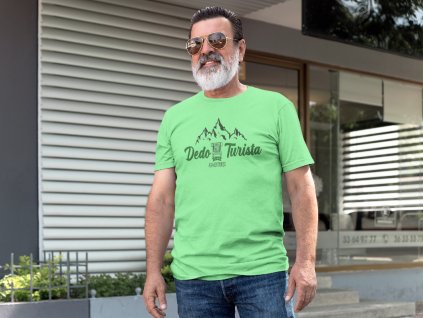outdoor t shirt mockup of a smiling hispanic senior a11312(3)