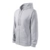 Trendy Zipper Mikina pánska (Velkost S, Farba biela)