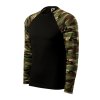 Camouflage LS Tričko unisex (Velkost XS, Farba camouflage gray)