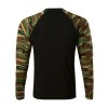 Camouflage LS Tričko unisex (Velkost XS, Farba camouflage gray)