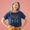 t shirt mockup featuring a senior woman posing at a studio 40321 r el2(5)