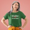 t shirt mockup featuring a senior woman posing at a studio 40321 r el2(3)