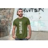 t shirt mockup of a man posing in front of a graffiti wall 28200(3)