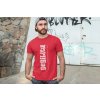 t shirt mockup of a man posing in front of a graffiti wall 28200(4)
