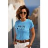 ai generated mockup of a woman wearing a round neck tee and sunglasses m39550(3)