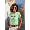 ai generated mockup of a woman wearing a round neck tee and sunglasses m39550(1)