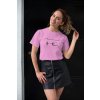 tee mockup of a girl with a leather skirt playing with her hair 26651(1)