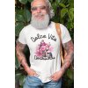 t shirt mockup featuring a senior man with a trendy style 28425(5)