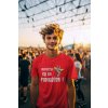 ai generated mockup of a happy man wearing a t shirt in a music festival m35827(4)