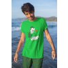 mockup of a tattooed young man by the sea wearing a t shirt 26767(2)