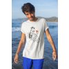 mockup of a tattooed young man by the sea wearing a t shirt 26767(1)